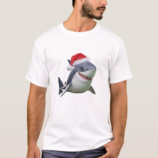 T-shirt Noël aux requins (Devant)