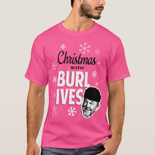 T-shirt Noël avec Burl Ives (Devant)
