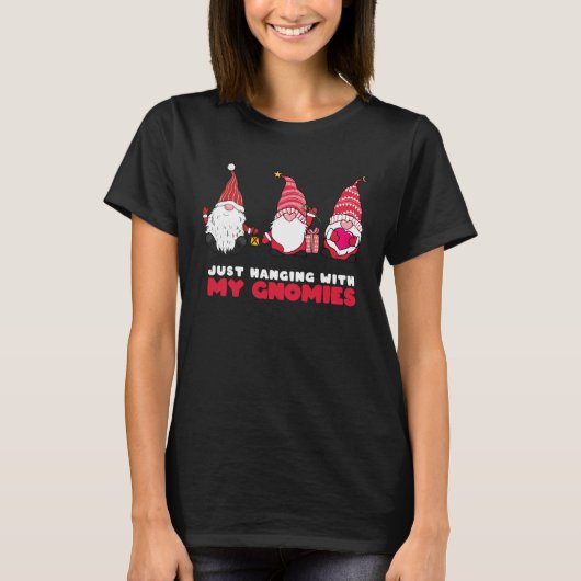 T-shirt Noël avec mes gnomes (Devant)