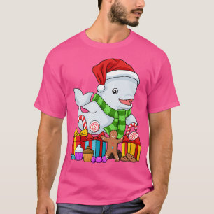 T-shirt Noël Beluga Whale Cadeau Enfants Noël Cadeau Moi