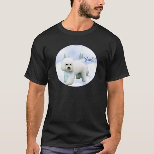 T-shirt Noel Bichon Frise (Devant)