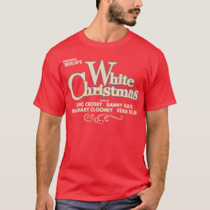 T-shirt Noël blanc 1954 Vacances Titre classique