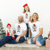 T-shirt Noël blanc des hommes de papa Elf