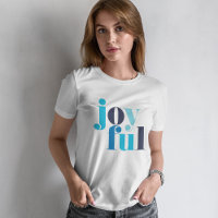 Noël bleu hiver "Joyeux"