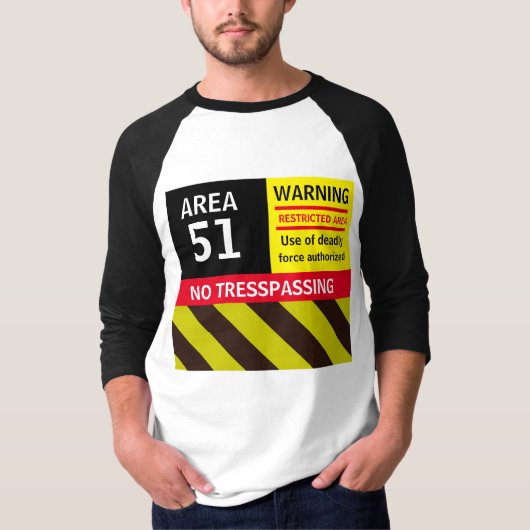 T-shirt Noël Cadeau Espace nouveauté Mode AREA 51 (Devant)