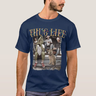 T-shirt Noël câlin Life vintage