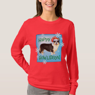 T-shirt Noël Cardigan Welsh Corgi