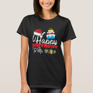 T-shirt Noël Casquette Anniversaire Gâteau Joyeux Annivers