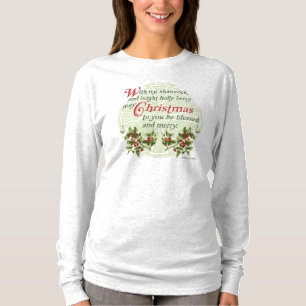 T-shirt Noël celtique de houx de lierre