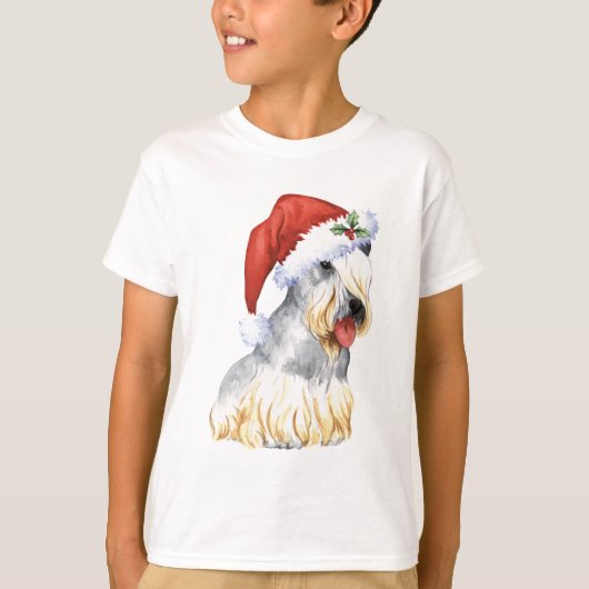 T-shirt Noël Cesky Terrier (Devant)
