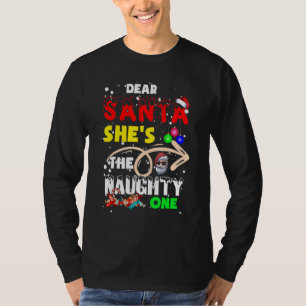 T-shirt Noël Cher Père Noël Elle est la méchante