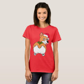 T-shirt Noël Chien Corgi (Devant entier)