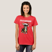 T-shirt Noël Chihuahua (Devant entier)