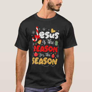 T-shirt Noël Chrétien de Noël Jésus est la raison pour T