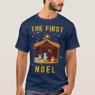 T-shirt Noël Chrétien Le Premier Noel Célèbre Le N