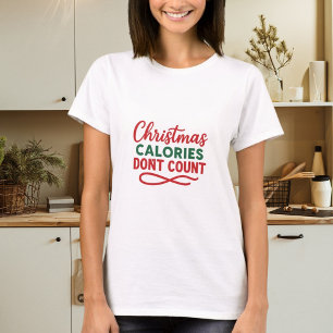 T-shirt Noël citation drôle régime