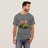 T-shirt Noël classe voiture (Devant entier)
