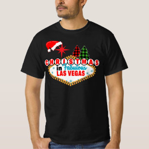 T-shirt Noël coloré à Las Vegas