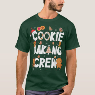 T-shirt Noël Cookie Baking Crew Enfants garçons Femmes Noë