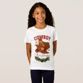 T-Shirt Noël Cowboy (Devant entier)