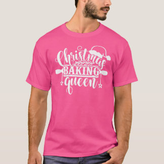 T-shirt Noël Cuisson Queen Santa Claus Santa Claus ba