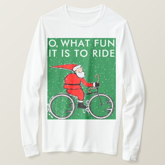 T-shirt Noël cycliste (Design devant)