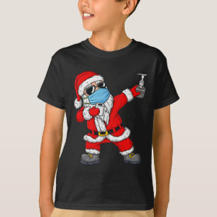 T-shirt Noël Dabbing Santa Claus Noël Fun Boys Enfants T