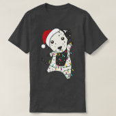 T-shirt Noël dalmate Animaux Fée Lumières (Design devant)