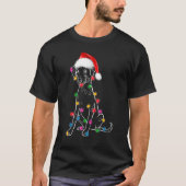 T-shirt Noël Dalmatie avec lumières Noël Noël Noël Noël No (Devant)