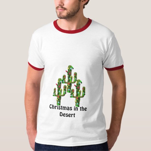 T-shirt Noël dans le désert (Devant)