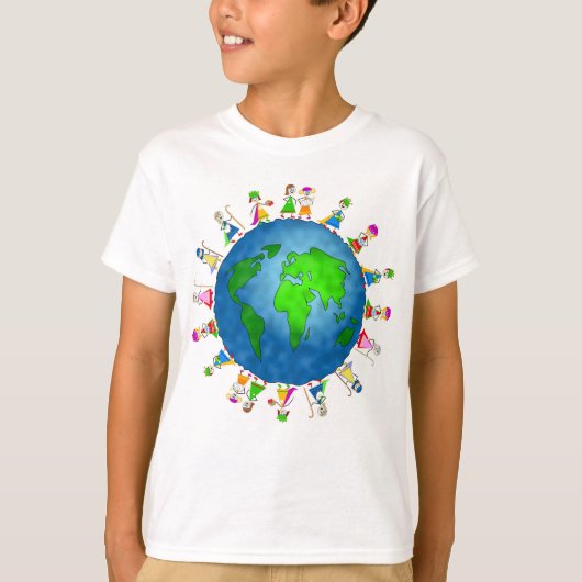 T-shirt Noël dans le monde Sweatshirt pour enfants (Devant)
