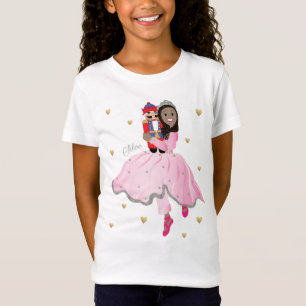 T-Shirt Noël Dark Haired Ballerina Clara