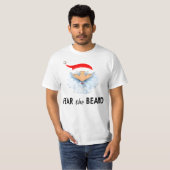 T-shirt Noël de baseball amusant (Devant entier)
