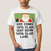 T-shirt Noël de bowling (Devant)