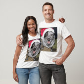 T-shirt Noël de chien de bétail (Unisexe)