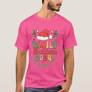T-shirt Noël de famille 2024 Rassembler les souvenirs Xma