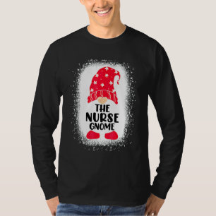 T-shirt Noël de famille assorti au lutin infirmière blanch