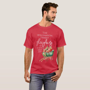 T-shirt Noël De Famille Le Jouer Ensemble