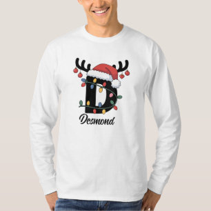 T-shirt Noël de famille monographique  Vacances personnali