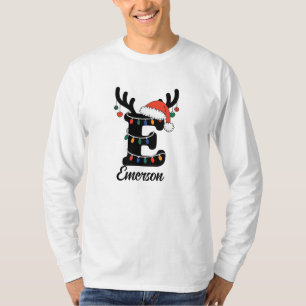 T-shirt Noël de famille monographique  Vacances personnali