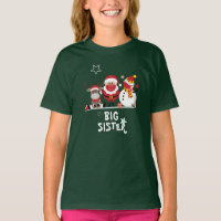 Noël de famille personnalisé Grande sœur de fêtes 