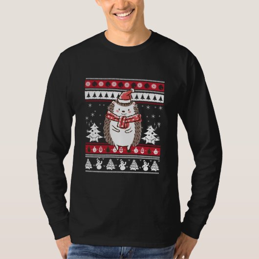 T-shirt Noël de Hérisson (Devant)