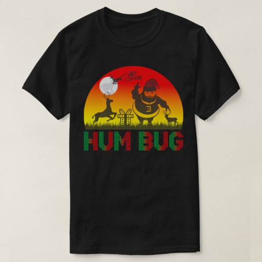 T-shirt Noël de Hum Bug (Design devant)