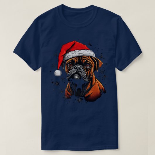 T-shirt Noël de la boîte (Design devant)