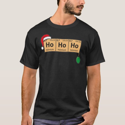 T-shirt Noël de la chimie (Devant)