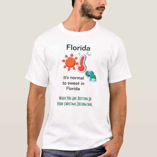 T-shirt Noël de la Floride (Devant)