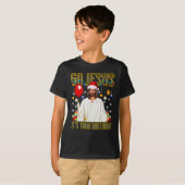 T-shirt Noël de l'anniversaire de Jésus (Devant entier)