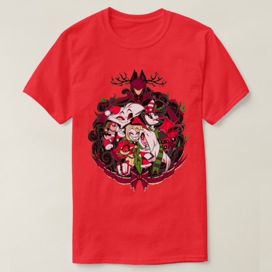 T-shirt Noël de l'hôtel Hazbin (Design devant)
