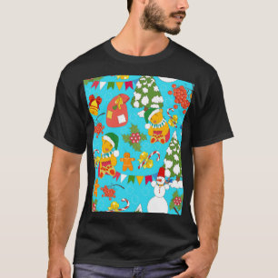 T-shirt Noël de l'ours en peluche : Motif amical pour les