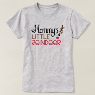 T-shirt Noël de maman Little Reindeer